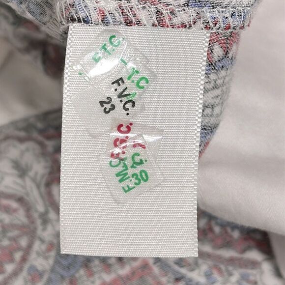 Talbots Skirt Size 14 Pleated A-Line Paisley NWOT - Picture 8 of 8